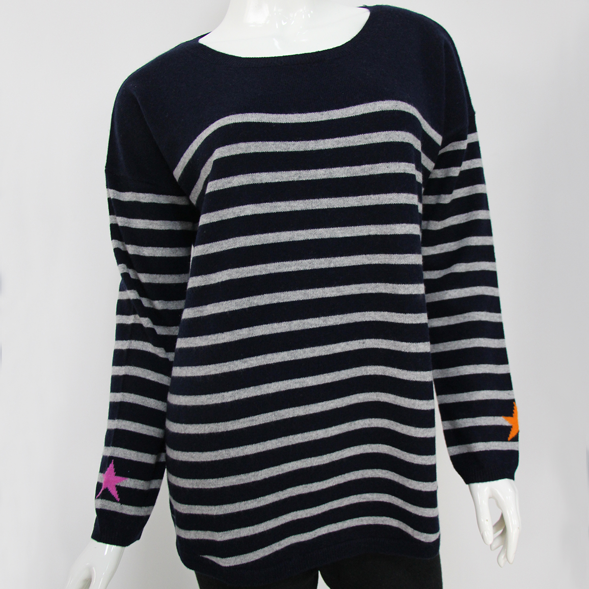 intarsia cashmere sweater