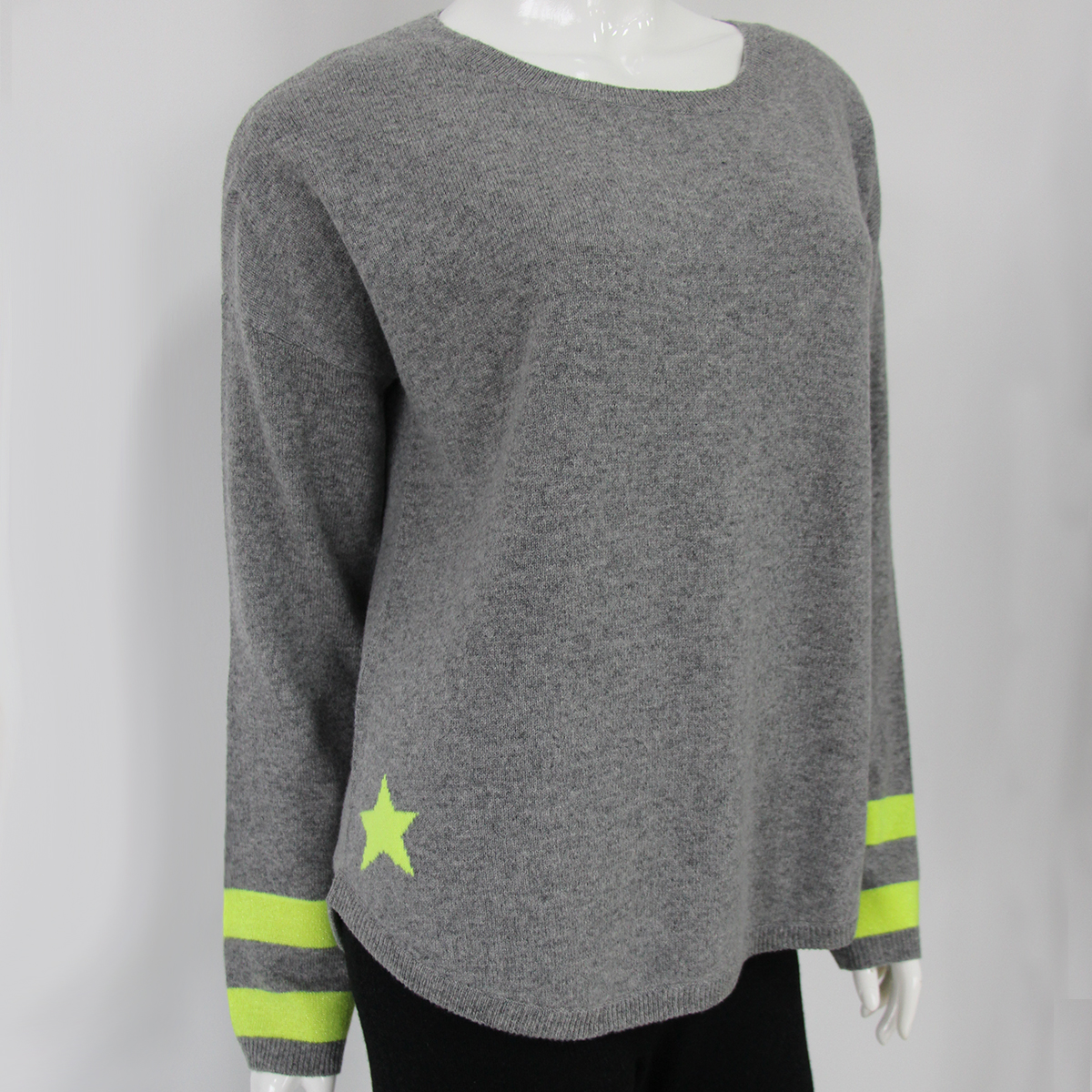 intarsia cashmere sweater