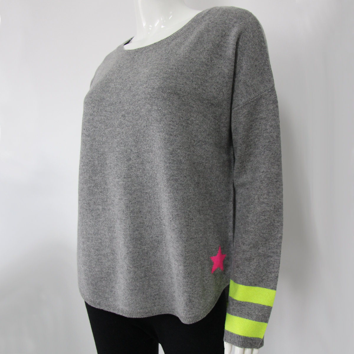 round neck cashmere sweater